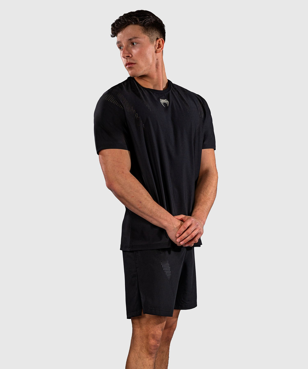 Футболка спортивная Venum Lazer Black/Grey