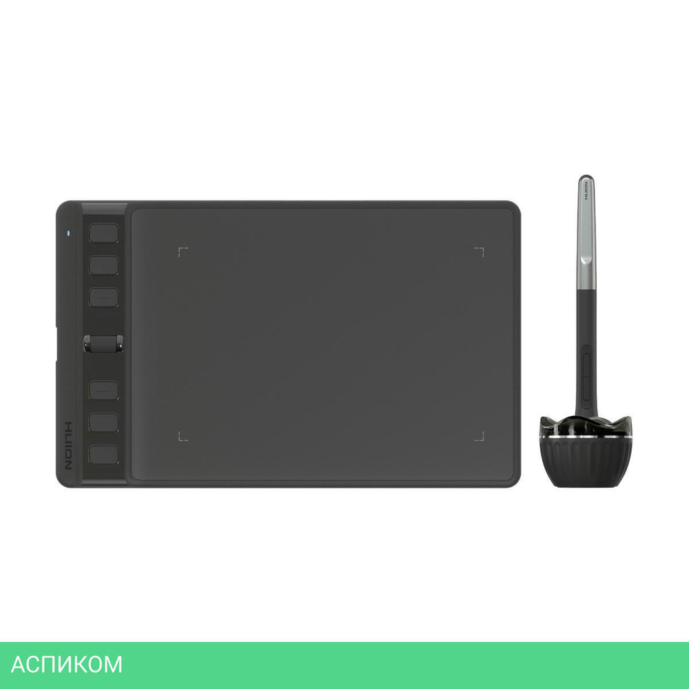 Графический планшет Huion Inspiroy 2 S Black (H641P)
