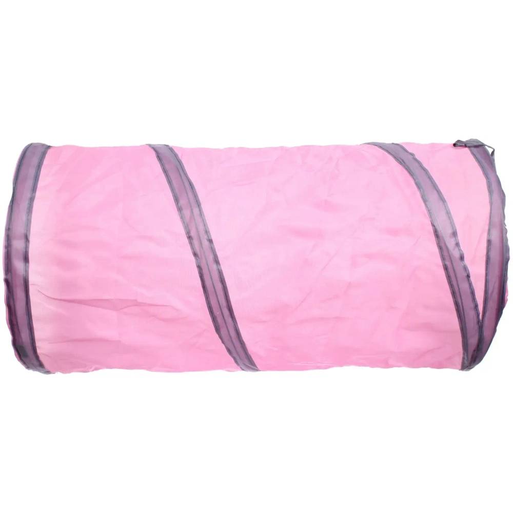 Игровой туннель для животных «МурМяу», цвет розовый, 46*25см