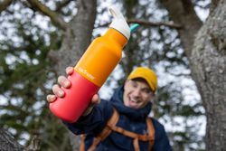 Термобутылка Klean Kanteen Rise Vac Classic Flip Sport 16oz (473 мл) Marigold Kaleidoscope