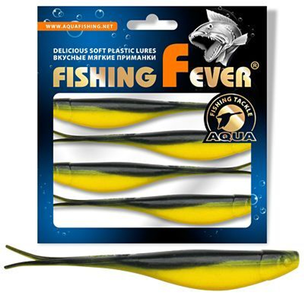 Мягкая силиконовая приманка риппер для дроп-шота AQUA FishingFever BOSS