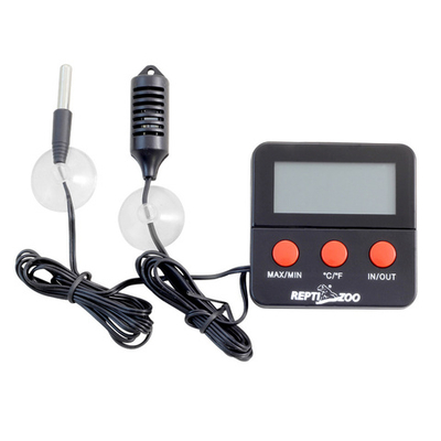 Термогигрометр 124SH электронный с двумя датчиками, 60*60*10мм, Repti-Zoo