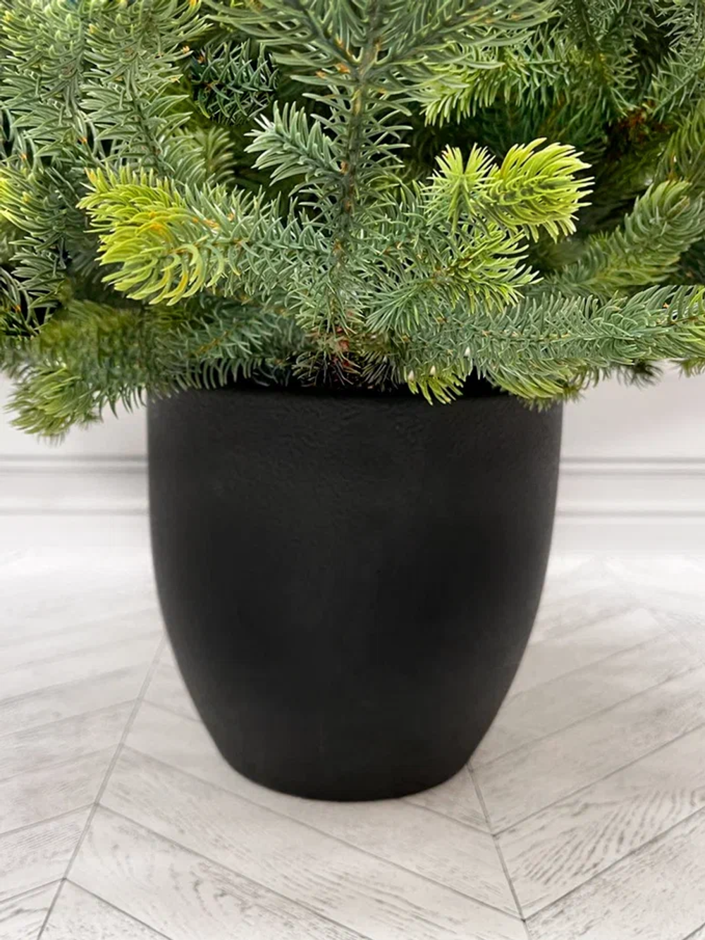 Ель Кремлевская 120 см. в кашпо, 100% литая хвоя, TreeDeLux (70188)