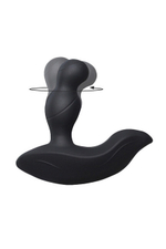 Стимулятор простаты Levett Louis с вращающейся головкой и с выносным пультом (Цвет: черный)