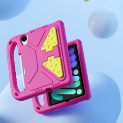 Детский чехол розового цвета на планшет iPad Mini 6 и iPad Mini 7 от Dux Ducis, серия Puff Series Case