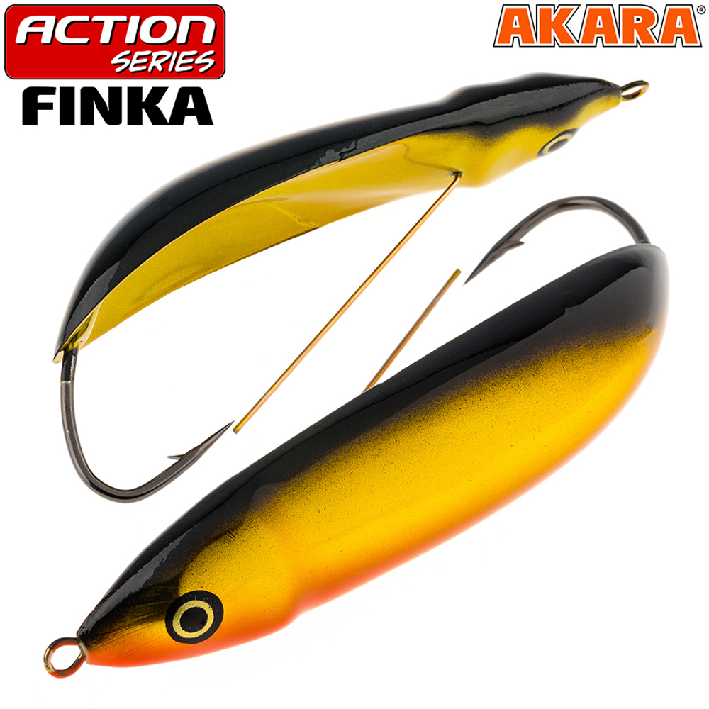 Блесна колебалка незацепляйка Akara Action Series Finka 60S 9 гр. A59