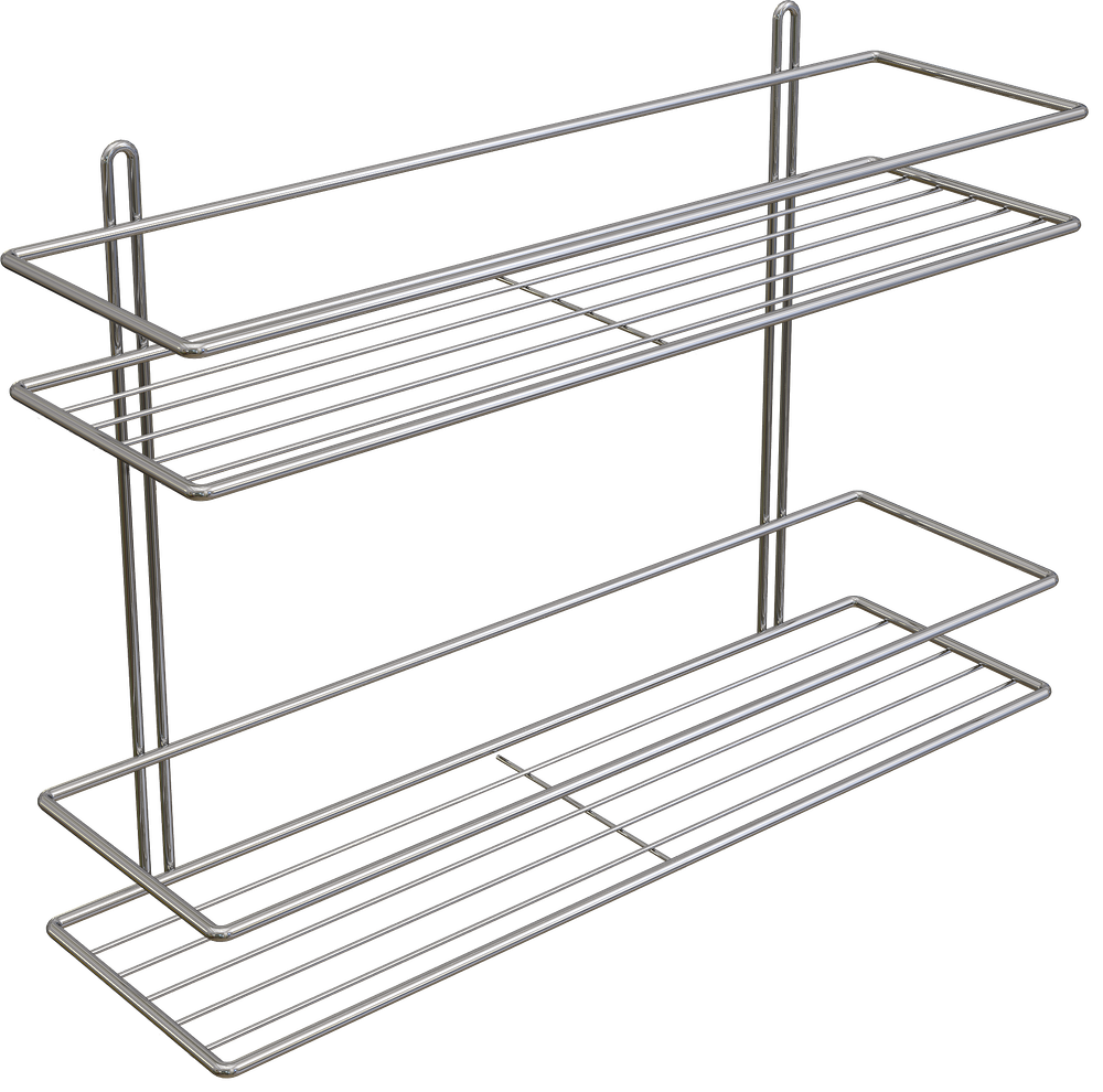 Полка для душа DIWO Смоленск П16101 подвесная, глянцевый хром