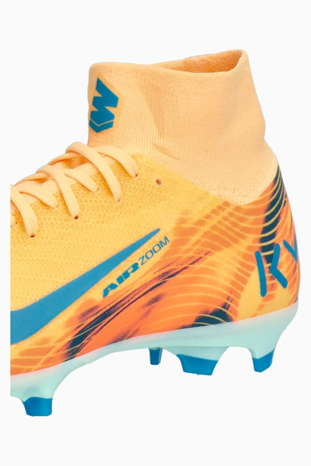 Бутсы Nike Zoom Mercurial Superfly 10 Pro Mbappe FG - оранжевый