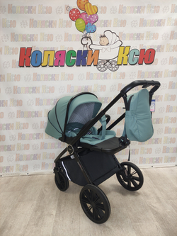 Коляска модульная 3в1 Indigo Sting зеленый