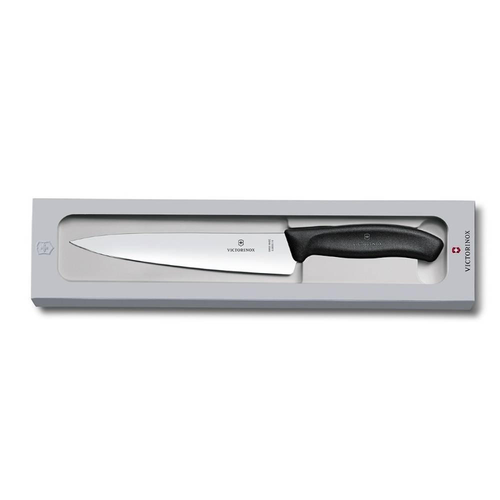 Нож кухонный Victorinox Swiss Classic (6.8003.22G) стальной разделочный лезв.220мм прямая заточка