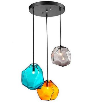 люстра Ice Cube Pendant Lamp ( 3 BULBS )