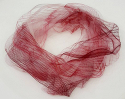 Шарф шелковый Ysabel красный Франция