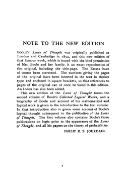 Collected logical works. Volume 2 | George Boole