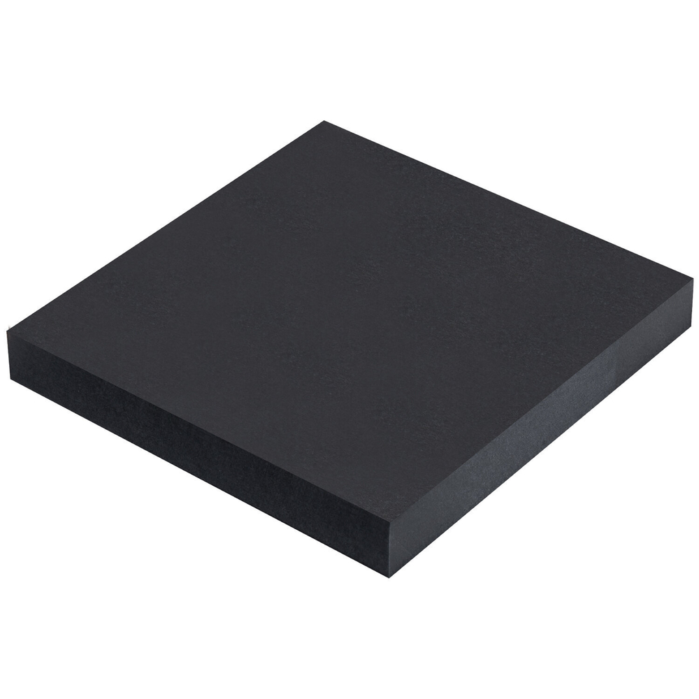 Стикеры черный BRAUBERG BLACK 76х76 мм 100 листов (12 штук в упаковке)