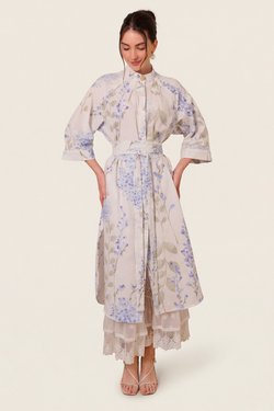 Платье кимоно с поясом