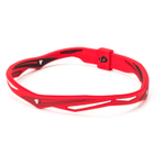 Браслет на ногу ANKLET EXTREME красно-белый