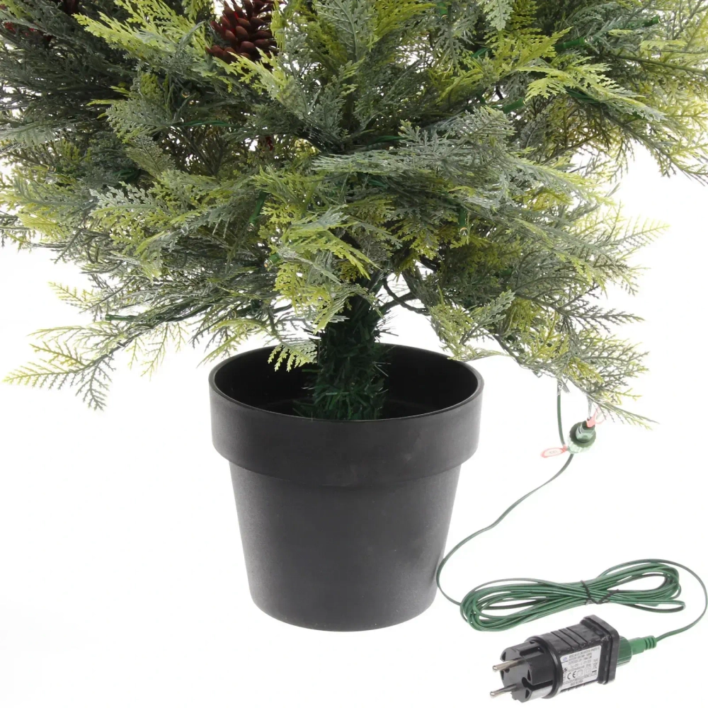 Ёлка светодиодная «Лесная радость» 120 см (460 веток) 140 ламп LED, цвет свечения-Теплый белый