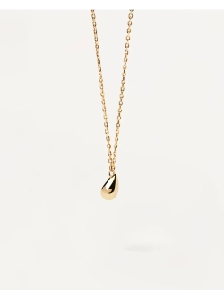 Колье Drop серебро 925 пробы покрытое золотом