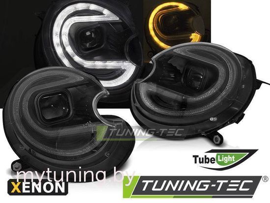 Фары передние BLACK LED HID для BMW MINI (COOPER) 06-14