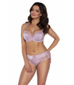 Розовый бюстгальтер с мягкими чашечками на косточках (Размер: 80C) (Цвет: розовый)