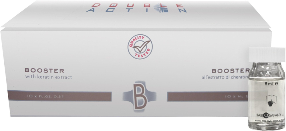 HC DOUBLE ACTION Бустер (c экстрактом кератина) 10штх10мл "Double Action Booster"