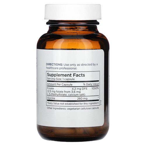 Metabolic Maintenance, L-метилфолат, 2,5 мг, 90 капсул