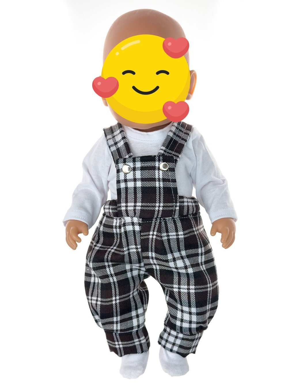 Набор одежды для куклы 43см, комбез, боди и носки (1004)