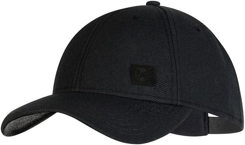 Бейсболка Buff Baseball Cap Solid Black Фото 1