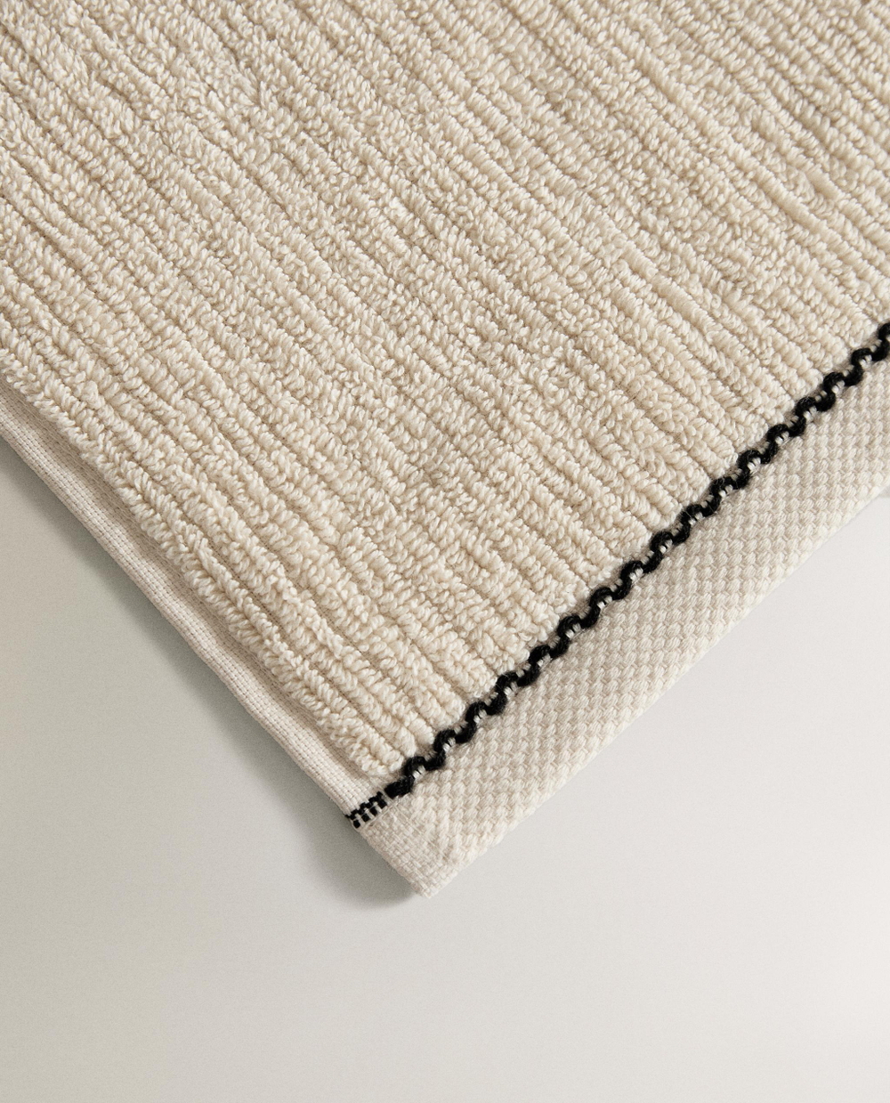 Zara Home Полотенце для лица и рук из хлопка, piaskowy · 8548/013