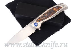 Нож Широгоров Флиппер F95NL 3M M390 CF MARS VALLEY MRBSфотография - 1