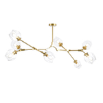 Ceiling design lamp  Branching Bubble by Roll & Hill (Lindsey Adelman) (8 lampshades,  Gold)