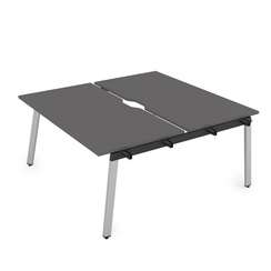 10БДНВ.269 Стол системы БЕНЧ, сдвоенный, на 2 рабочих места - начальный (1400*1235*750)