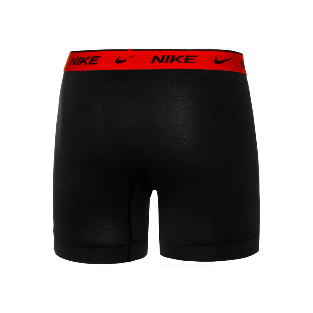 Nike Everyday Stretch Briefs Boxer Shorts 3 Pack Men - Red, Black
