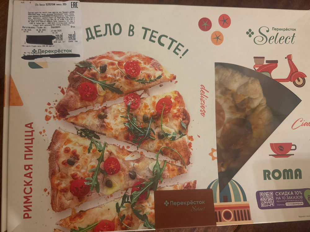 Пицца пепперони