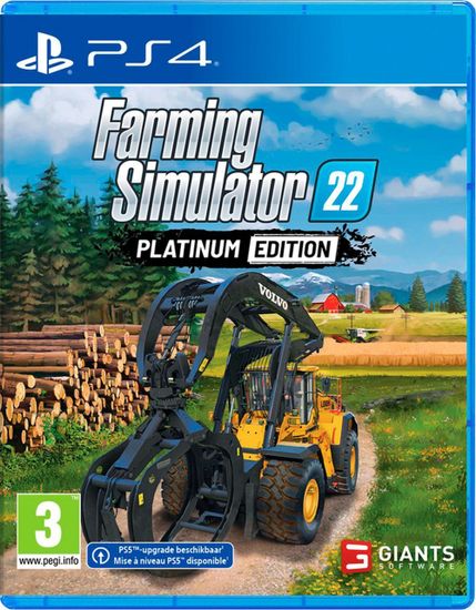 PS4 Farming Simulator 22 Platinum Edition (Новый, Русские субтитры, CUSA-34125)