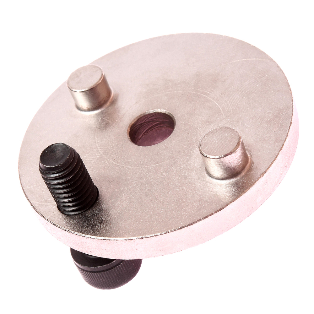 JTC-4862-3 - Приспособление для проворачивания коленвала (VW T5,Touareg 2.5D T10225) JTC - 
	Может поставляться в наборе JTC-4862.
	Сервисное приспособление используется для доворота коленчатого вала в положение ВМТ, как правило для регулировки газораспределительного механизма дизельных двигателей, устанавливаемых на автомобили Фольксваген (Volkswagen) Touareg 2003, Transporter 2004.
	Оригинальный номер приспособления VAG T10225.
	Габаритные размеры: 80/80/20 мм. (Д/Ш/В)
	Вес: 145 гр.