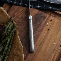 Нож для стейка 23,4 см "  Paris" Vintage Steel Silver P.L. Proff Cuisine