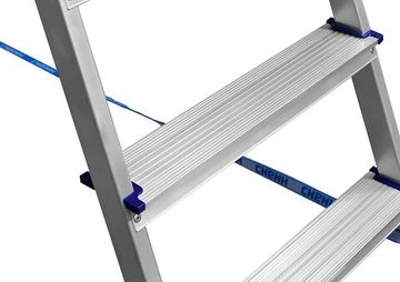 СИБИН 8 ступеней, 166 см, алюминиевая стремянка (38801-8)