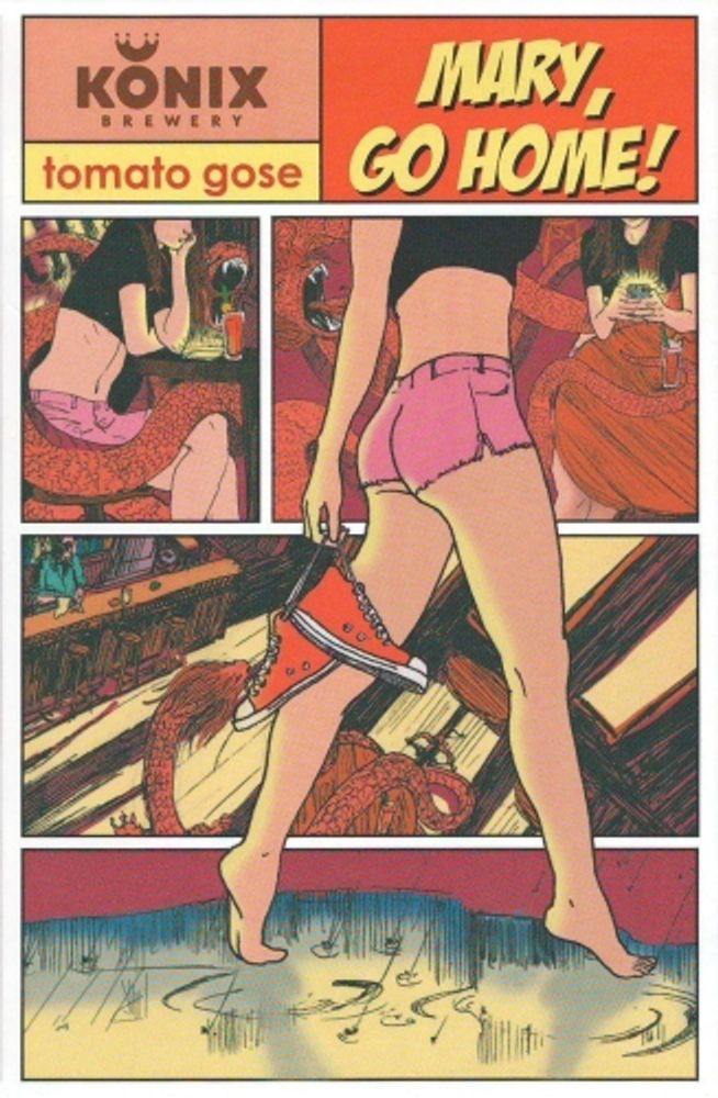 Пиво Коникс Мэри, гоу хоум / Konix Brewery Mary, Go Home 20л - кег