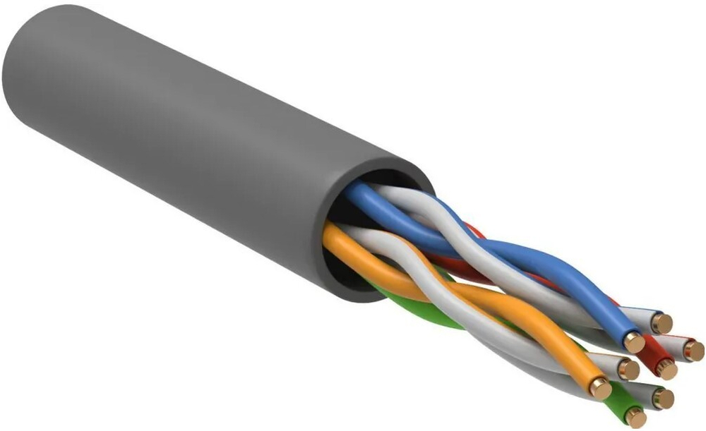 Кабель витая пара U/UTP 5 кат. 4 пары ITK BC1-C504-111-305-G
