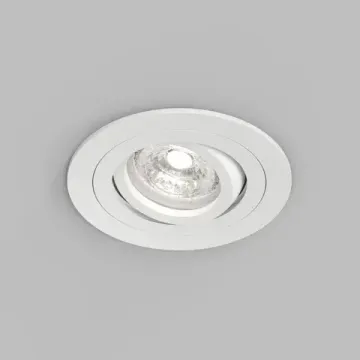 Точечный встраиваемый влагозащищенный светильник 1*GU10 DK2110-WH белый Hydro Denkirs