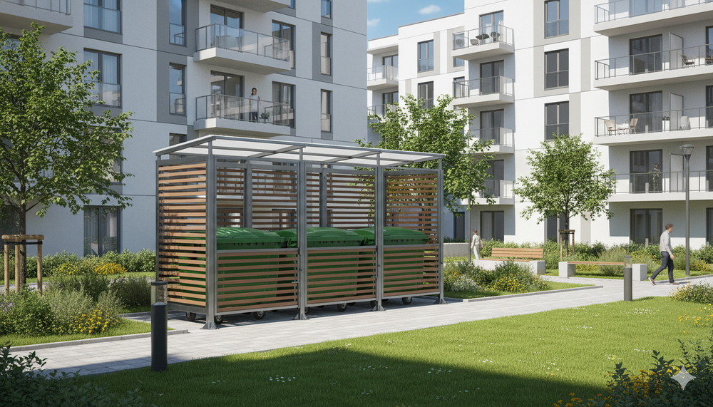 Контейнерная мини-3 дерево SK00090