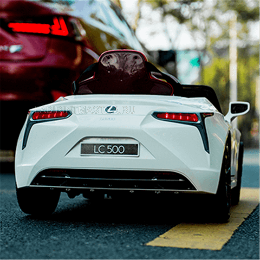 Детский электромобиль "Lexus LC500" JE1618 6V, белый