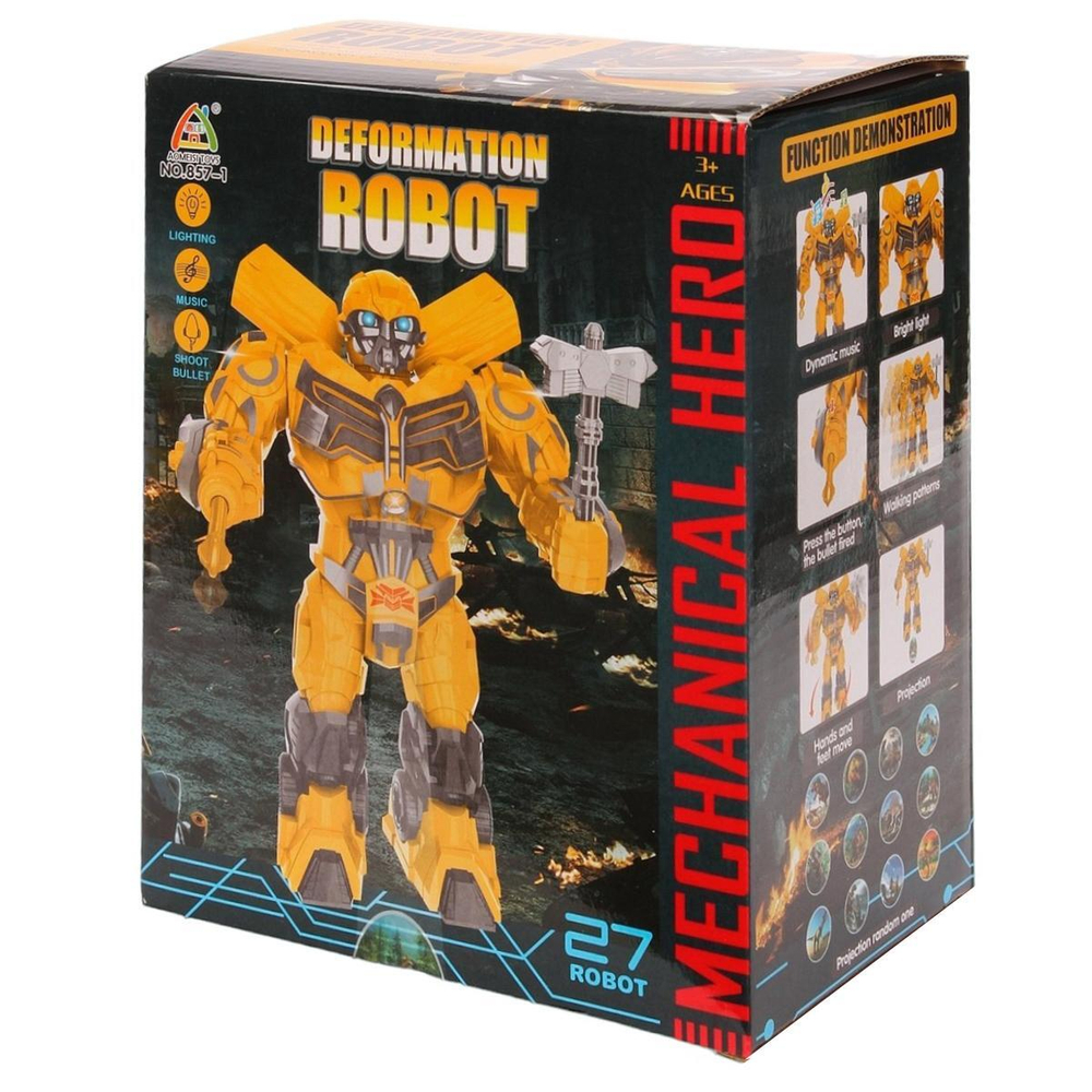 Робот на батарейках, коробка 857-1