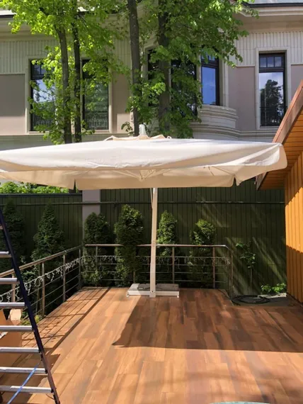 Зонт для кафе профессиональный  Pompei Braccio, 350х350 см