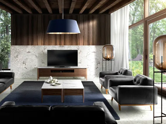 Кресло Angel Cerda 5606-1P, черная кожа