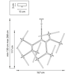Подвесная люстра Struttura Lightstar 742147
