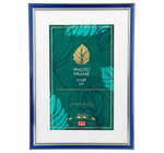 Фоторамка пластик 21х30 см Синий серебро