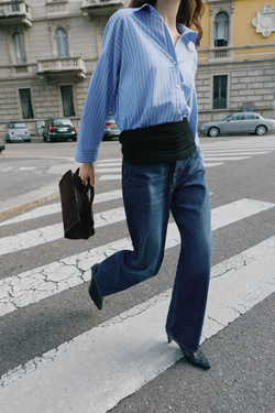 ZARA РУБАШКА ИЗ ПОПЛИНА С ПУГОВИЦАМИ, ЭКРЮ/КРАСНЫЙ