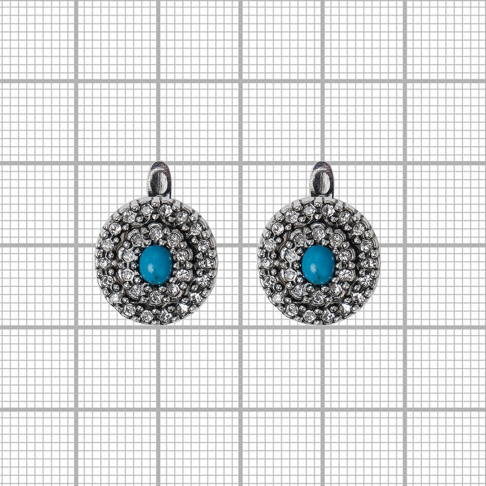 "Анды" серьги из коллекции "Самоцветы" от Jenavi